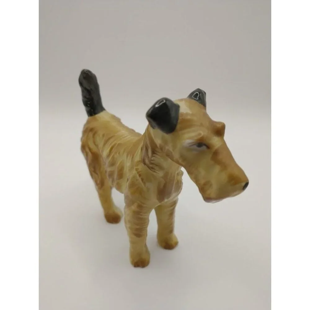Vintage 1950s Ceramic Terrier Dog Figurine - Picture 7 of 12